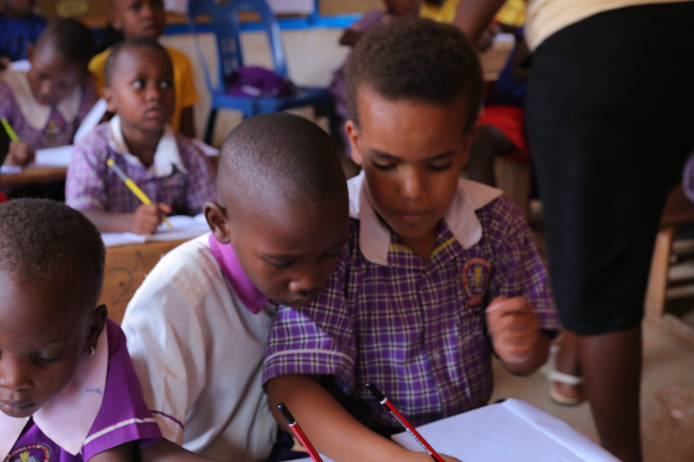 Children at Divine Nursery and Primary School