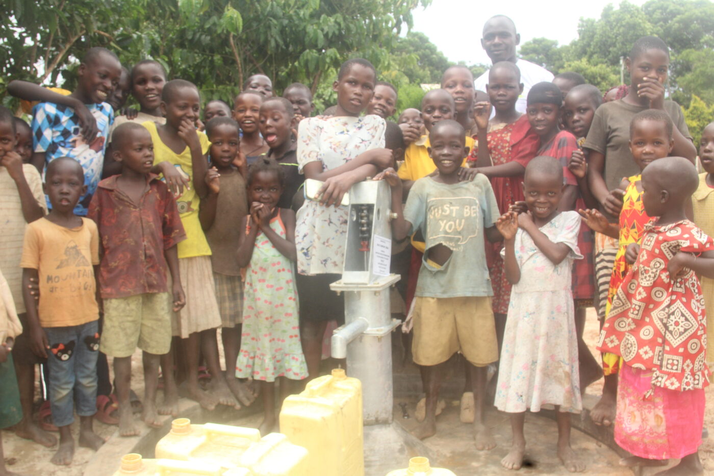 Clean water project in rural Uganda